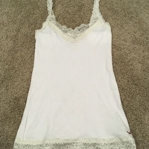Hollister Tank Top (Cami) With Lace Trim